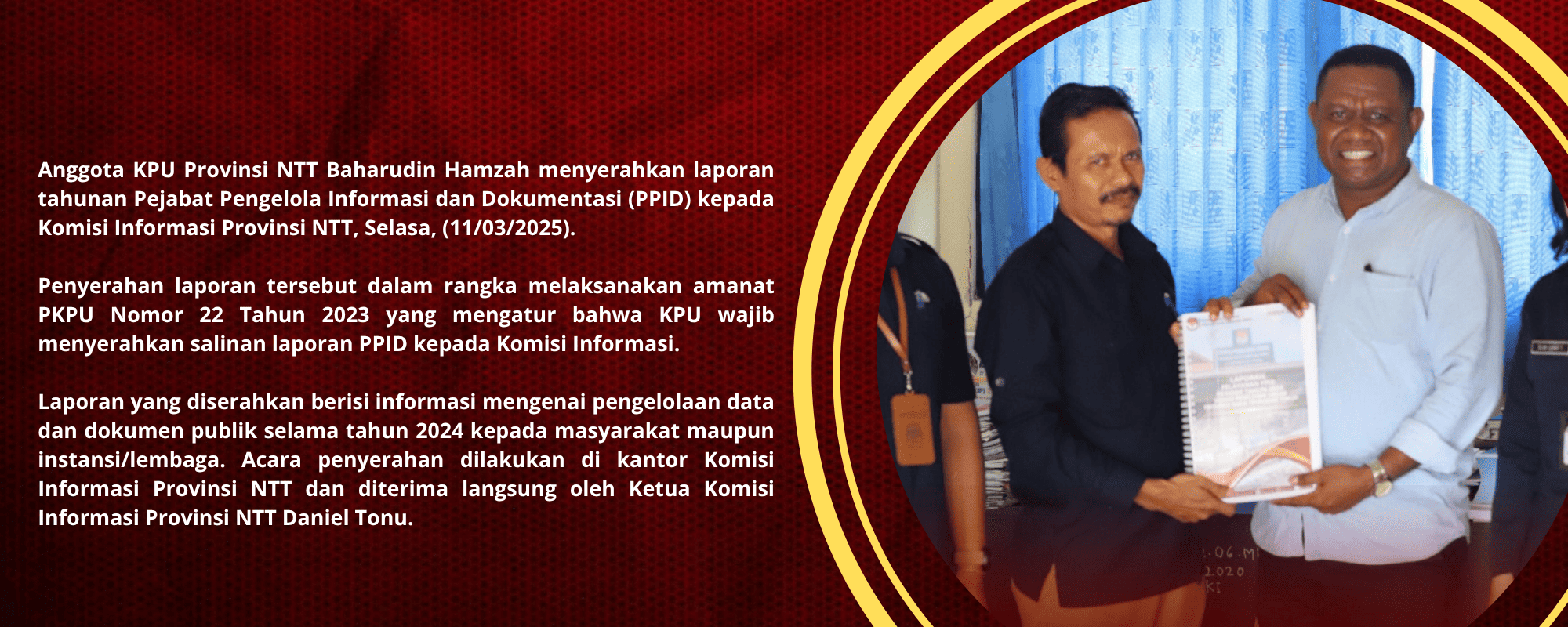 Penyerahan Laporan PPID Tahun 2024
