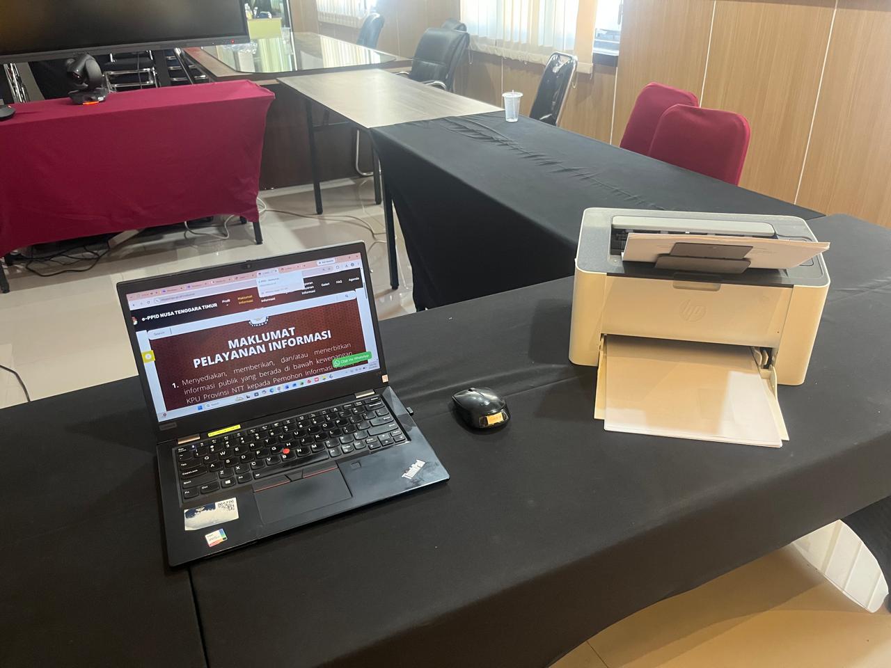 Fasilitasi Pendukung PPID (Komputer dan Printer)