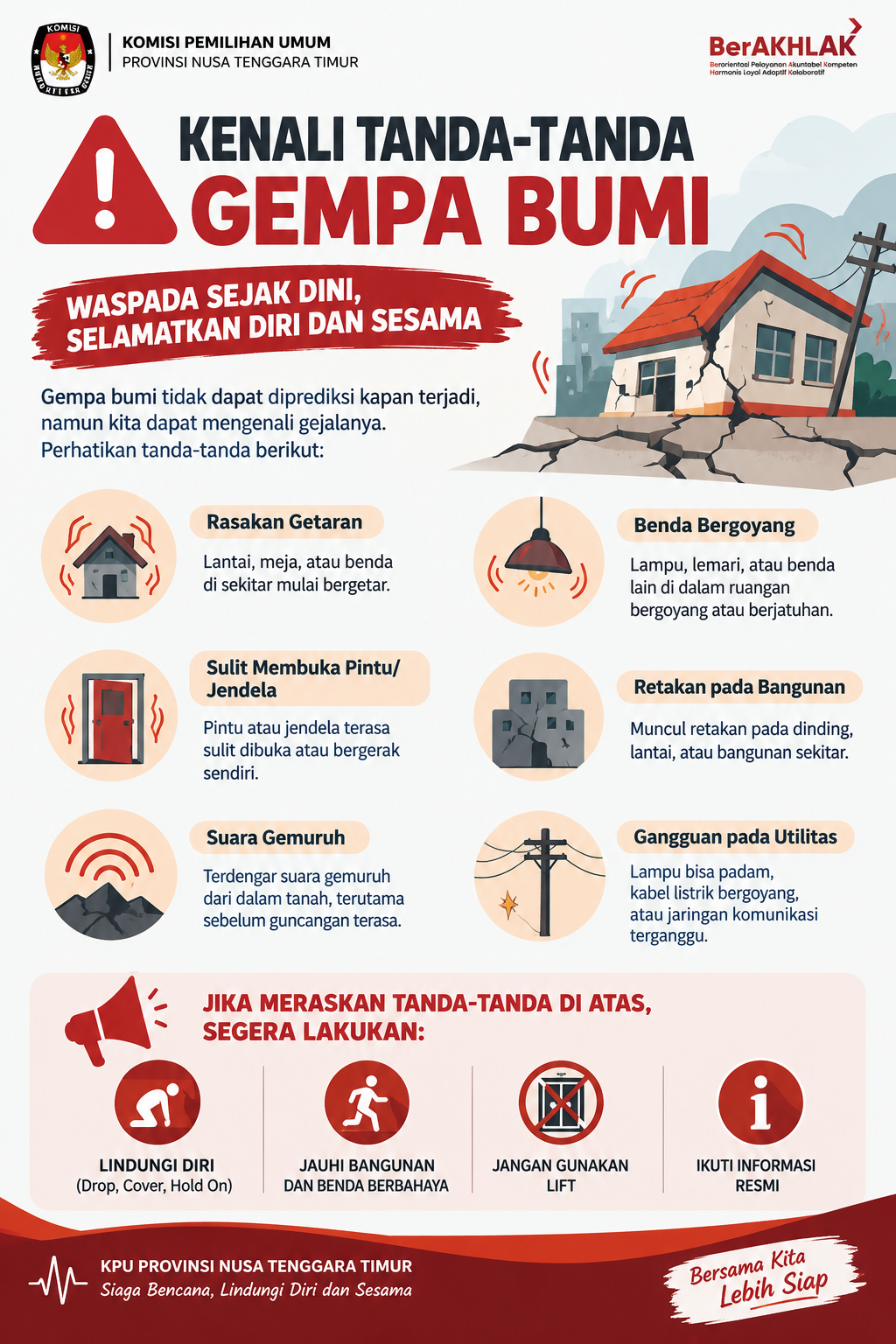 Flyer Peringatan Gejala Bencana